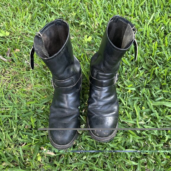 Vtg 1990 80s Red Wing PT83 2268 Engineer Boots Size 10.5 D Motorcycle main image 4